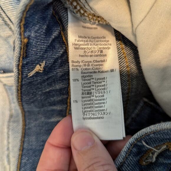 Madewell The High Rise Slim Leg Boy Tencel Jeans Size 30 - Picture 8 of 9